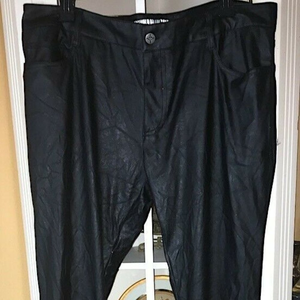 LIP SERVICE MATTE BLACK PANTS SIZE 36